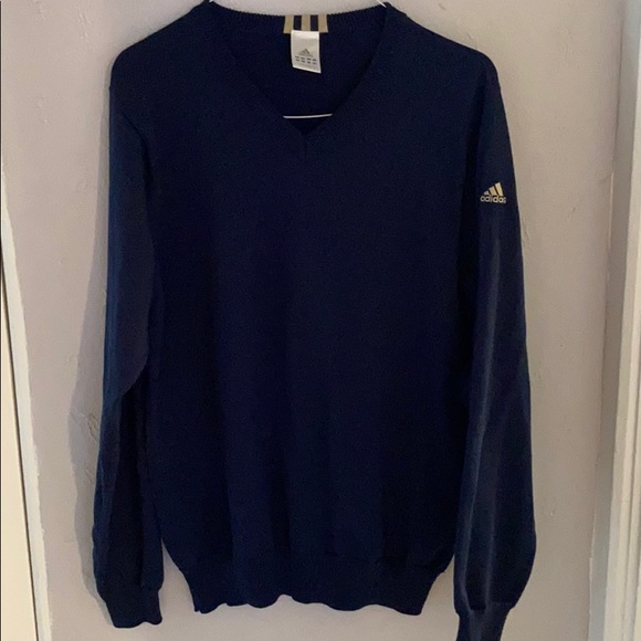 adidas v neck sweater